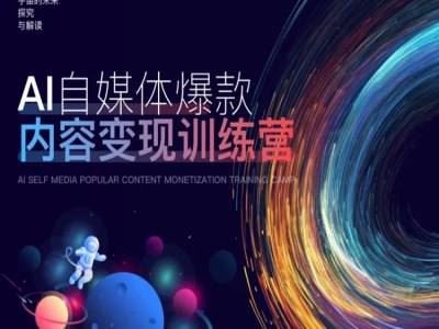 AI自媒体爆款内容变现训练营，20%底层逻辑，60%实操方法，20%案例拆解(即学即用)-神牛哥资源总站